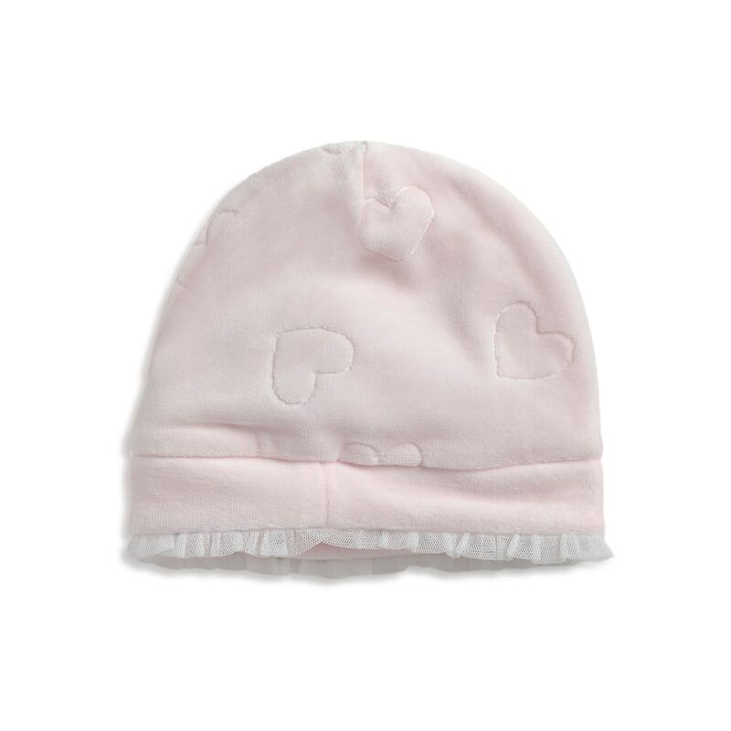 Velour Hat With Self Design image number null